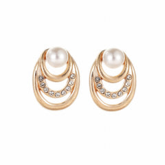Pearl Stud Earrings for Women Sense Niche Earrings
