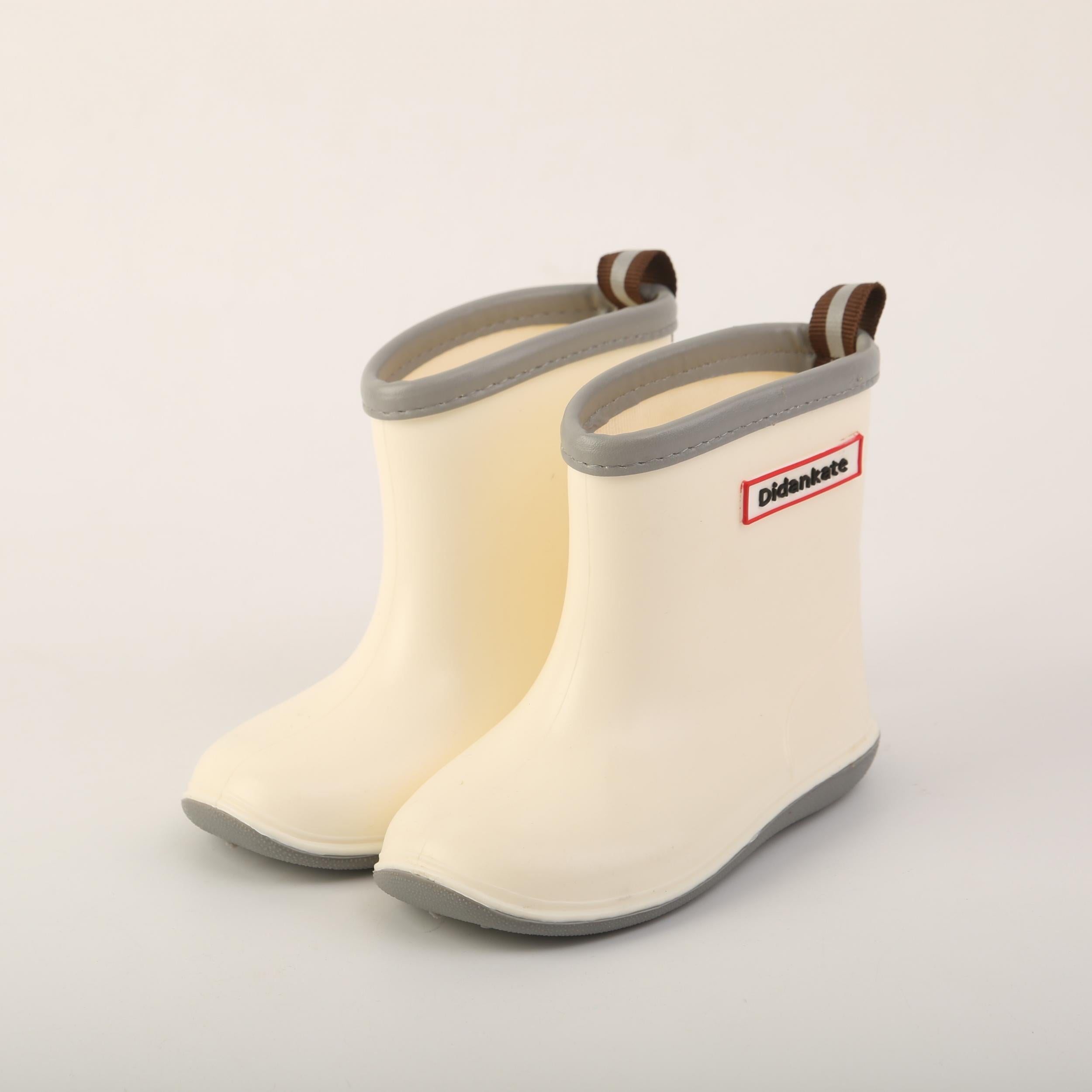 Waterproof Girls' Rain Boots Slip On Non Slip Durable