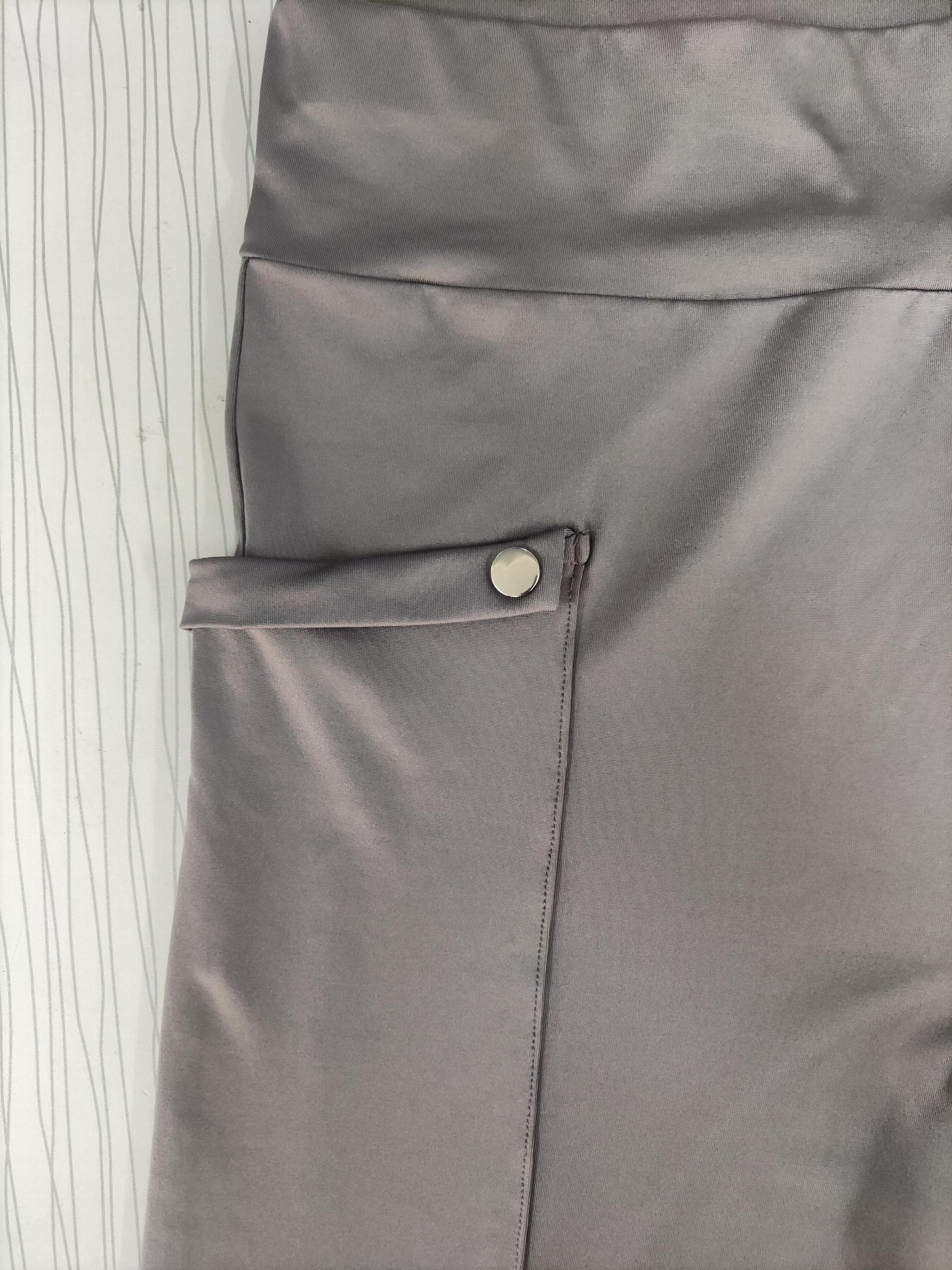  High Rise Skinny Trousers With Pockets