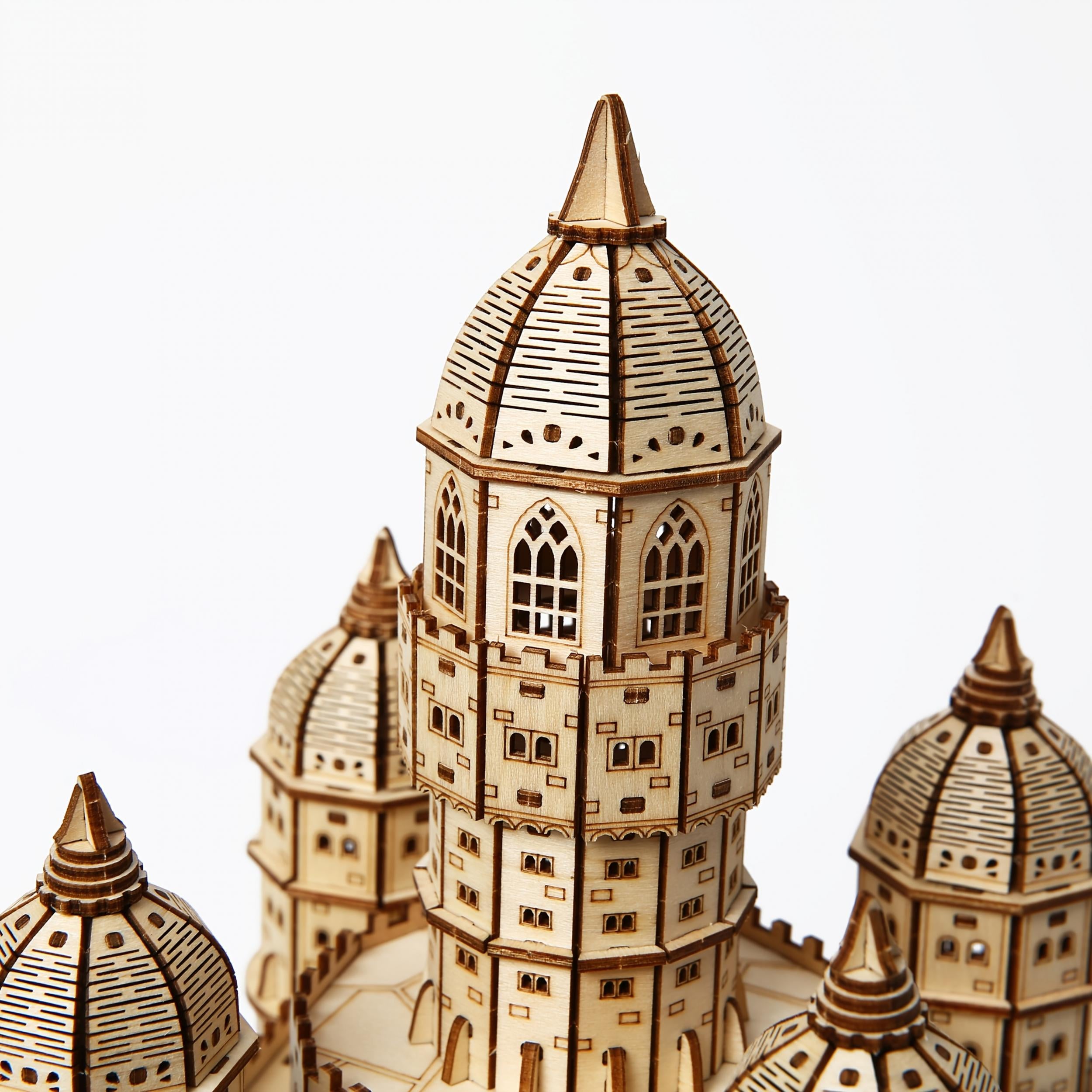 3D Wooden Puzzle Model City in the Sky - Complex Build for Collectors - Ages 14+