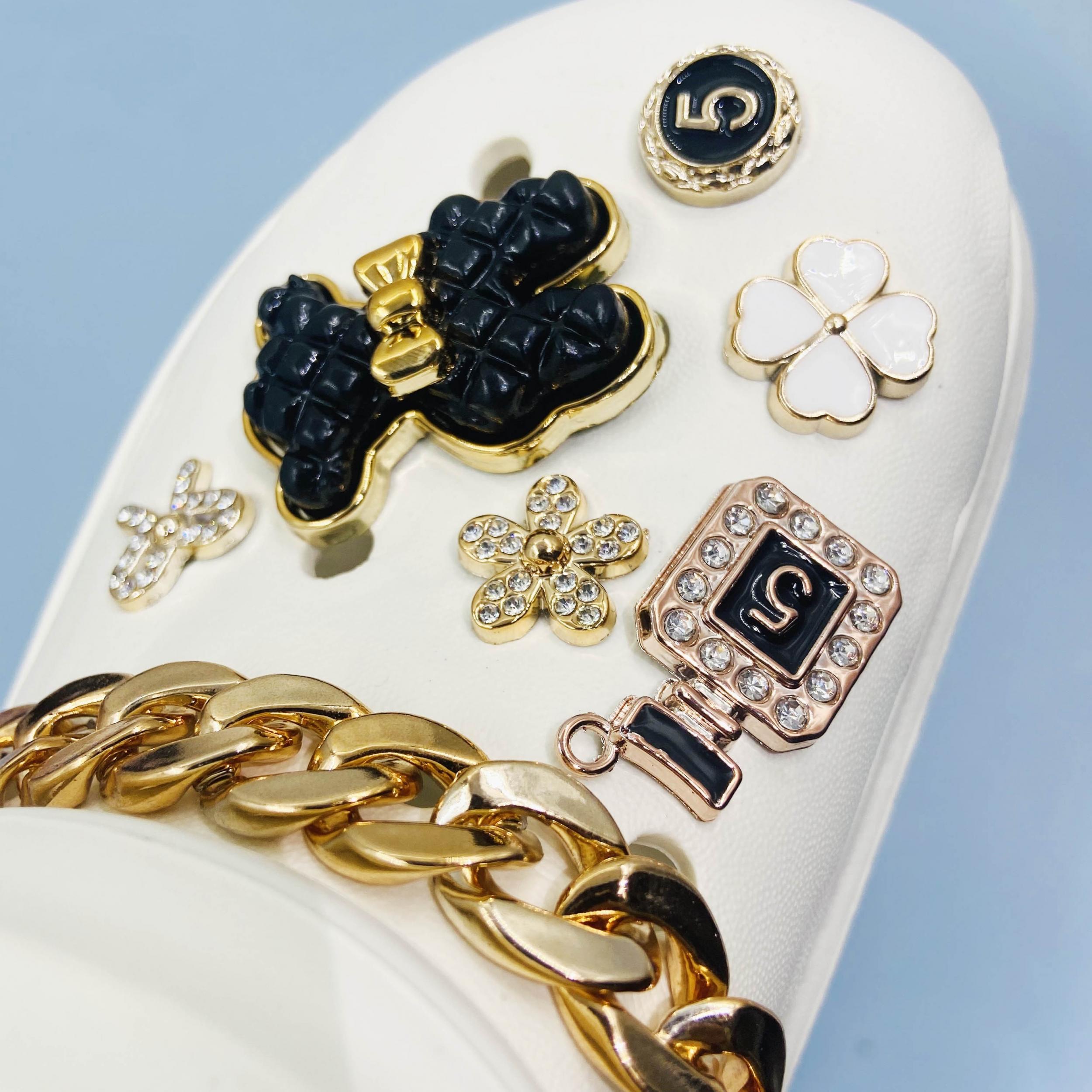 18pcs Bling Shoe Charms For Women Girls Kids Mixed Cartoon Decoration Charms