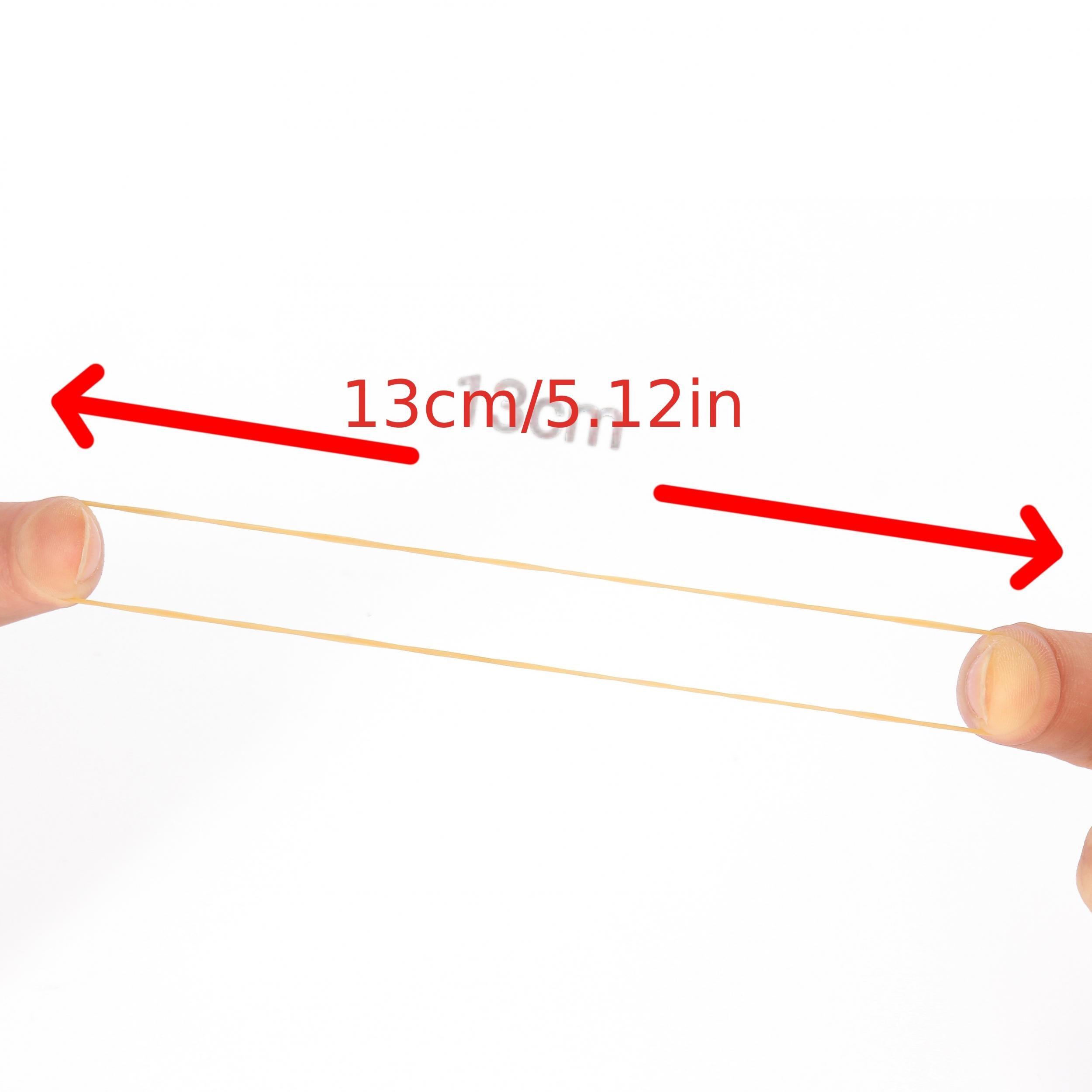 Yellow Rubber Band Binding Office Supplies 8cm Inner Diameter
