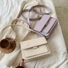 Women's PU Leather Crossbody Bags Summer Handbags Female Shoulder Bags