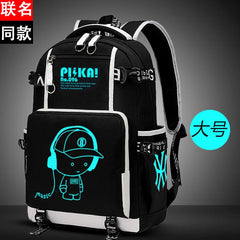 Luminous Children School Bags For Boys Kids Backpack Waterproof