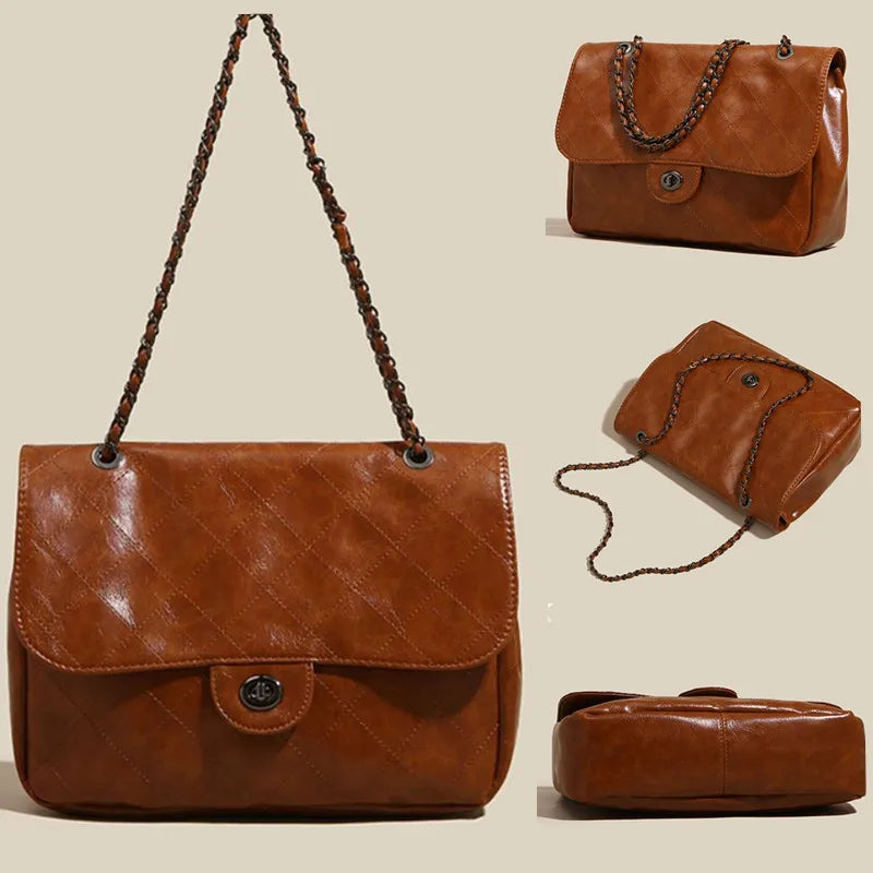 Women's PU Leather Tote Bag Handbag
