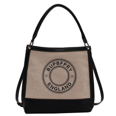 Canvas Shoulder Tote Bag for Women Handbag Purse Crossbody Bucket Handle Bag