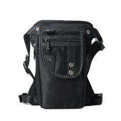 Waterproof Canvas Waist Bag Men Fanny Pack Leg Bag