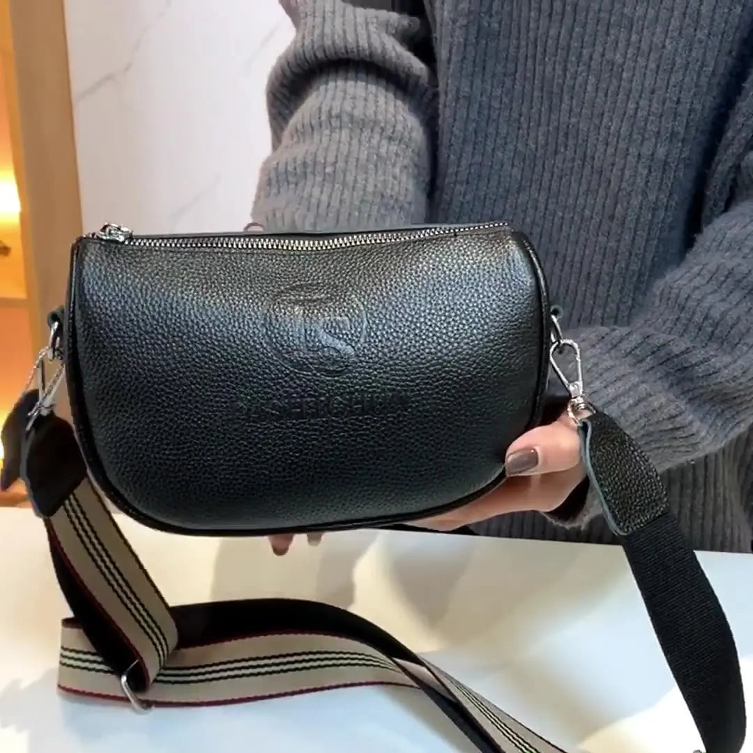 Real Leather Crossbody Bags for Women Vintage Tote Shoulder Bag