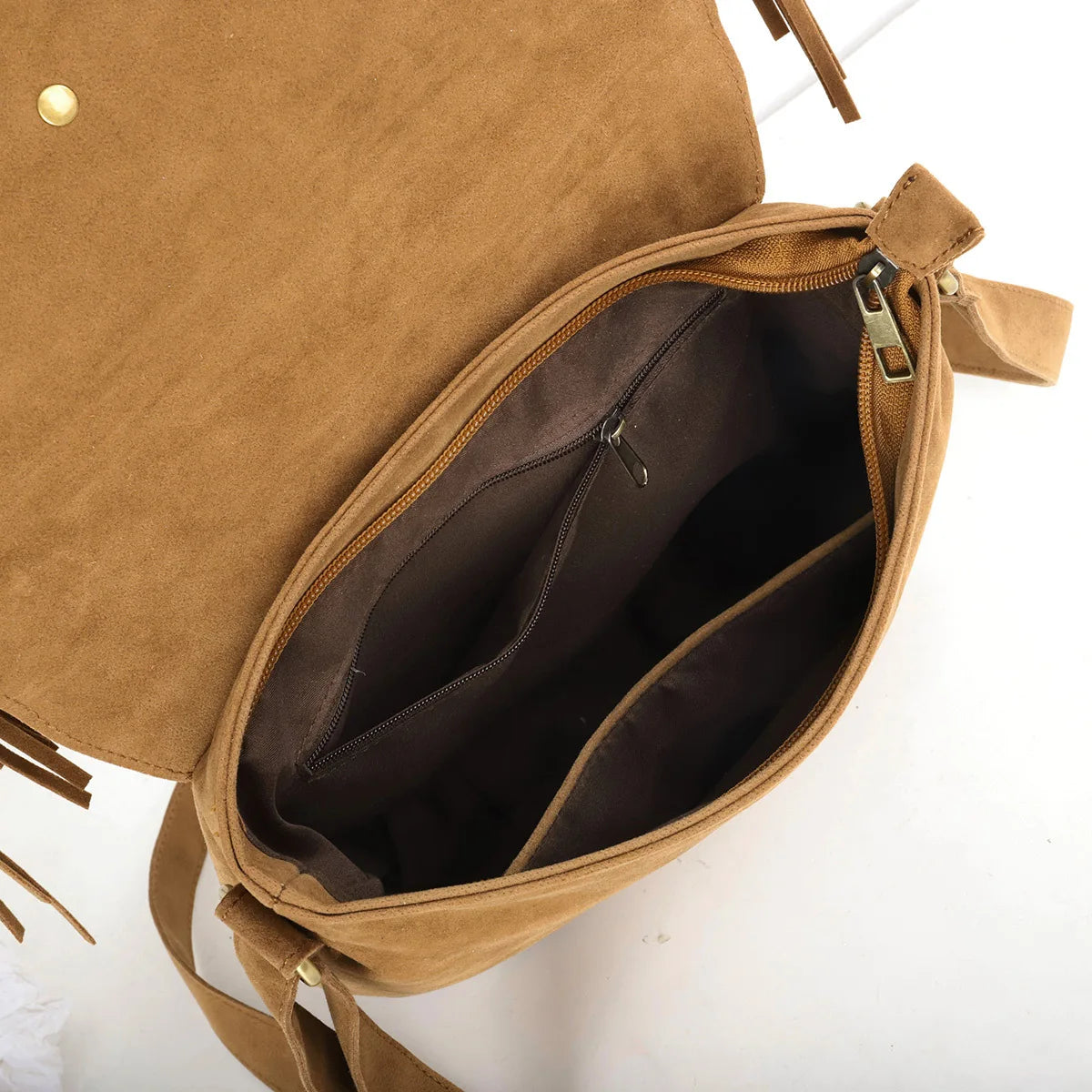 Tassel Bag for Women Casual Woven Handbag Shoulder Bag Crossbody Bag