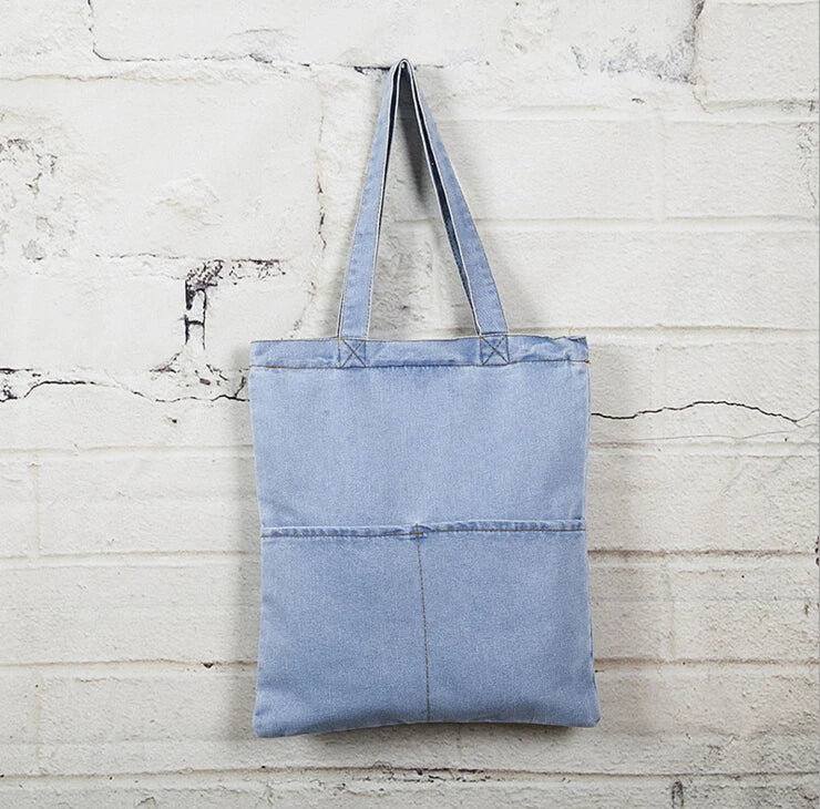 Stacy Bag 041216 Women Big Denim Bag Female Large Tote