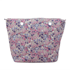 Mini Colorful Print Waterproof Zipper Pocket for O Bag