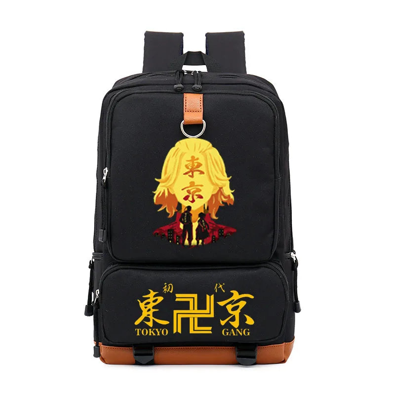 Tokyo Revengers Backpack for Kids, School Bag with Laptop Compartment