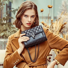 Stylish Women's Shoulder Bag - Black