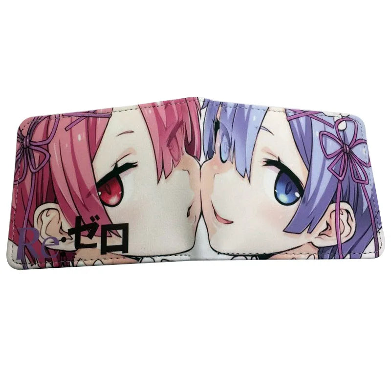Re Zero Anime Wallet with Coin Pocket