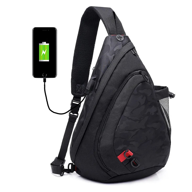 Waterproof Camouflage Sling Chest Bag for Men