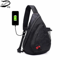 Waterproof Camouflage Sling Chest Bag for Men