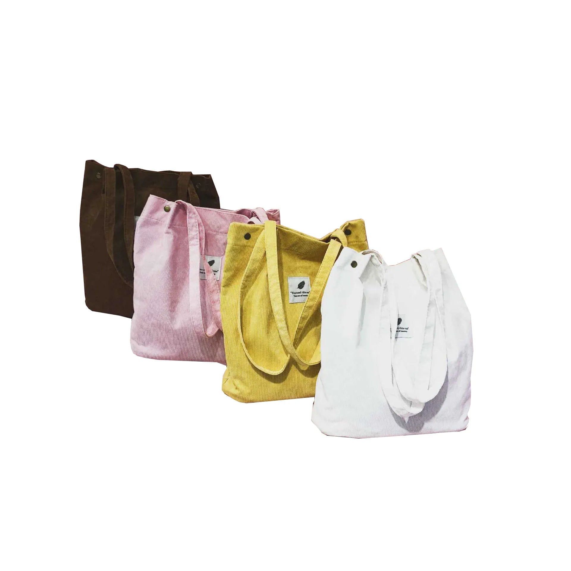 Large Capacity Flannel Tote Bag for Women, Soft Cotton Handbag