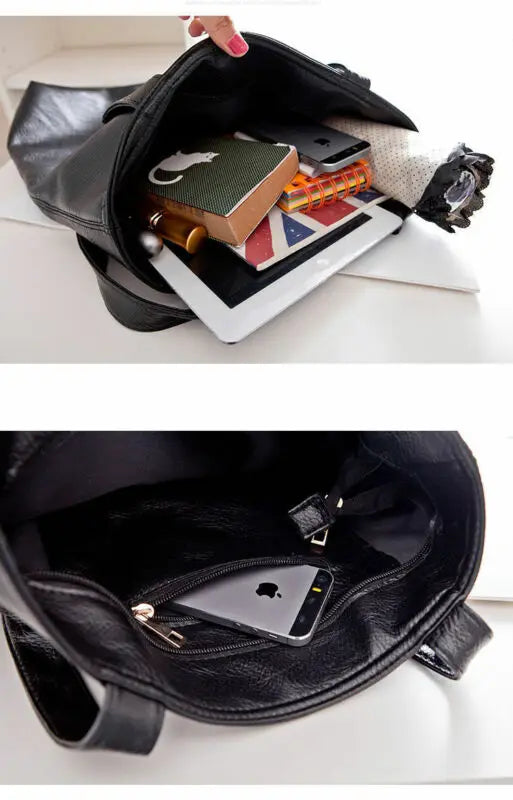 Women's Casual PU Leather Briefcases Shoulder Bag CASUAL Shoulder Bags
