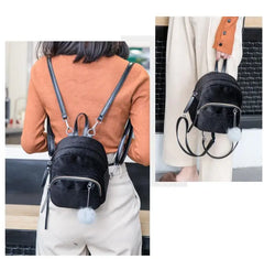 Velvet Mini Backpack for Girls